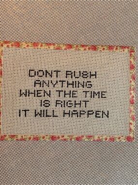 Hand Painted Needlepoint Canvas